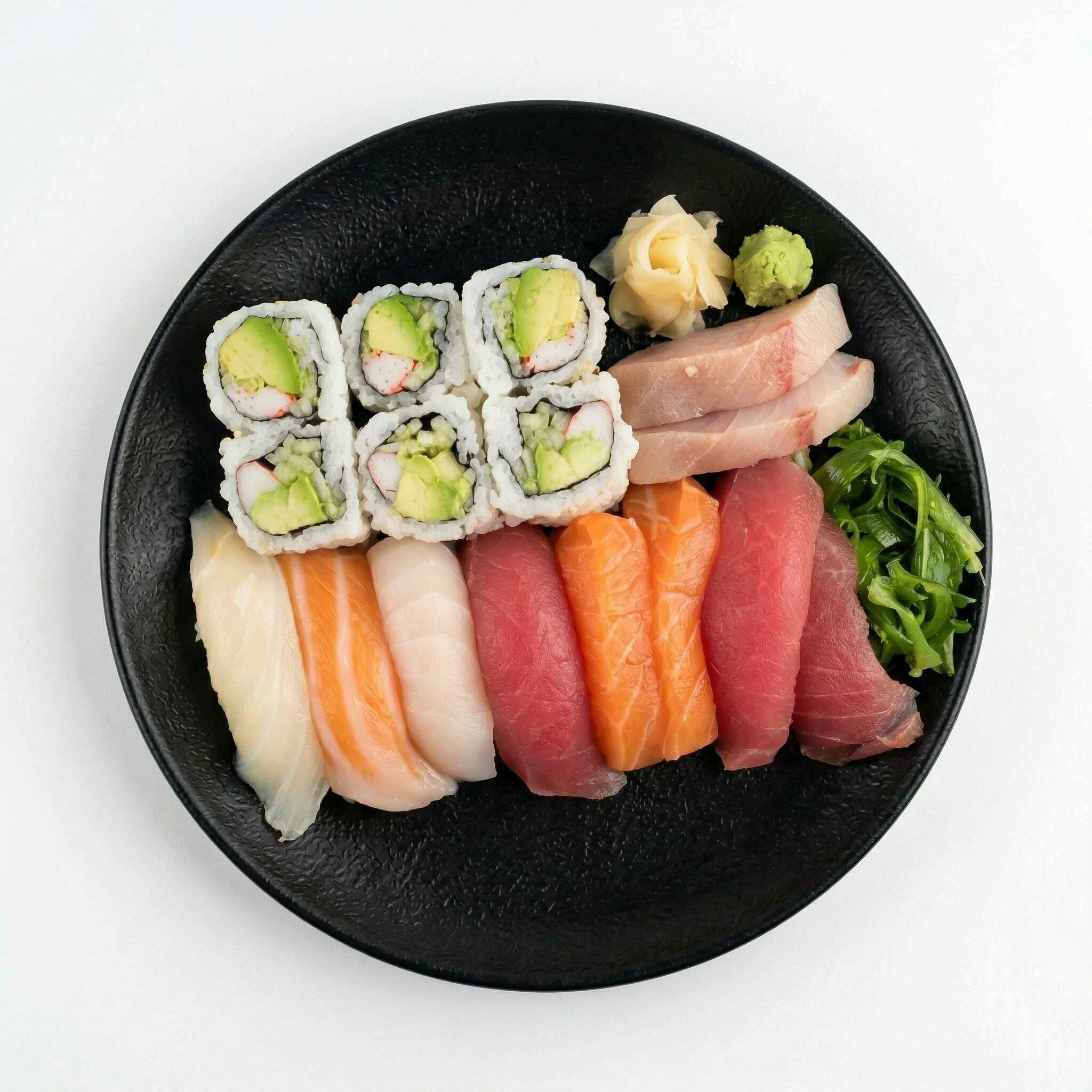 Sushi and Sashimi Combo Lunch.