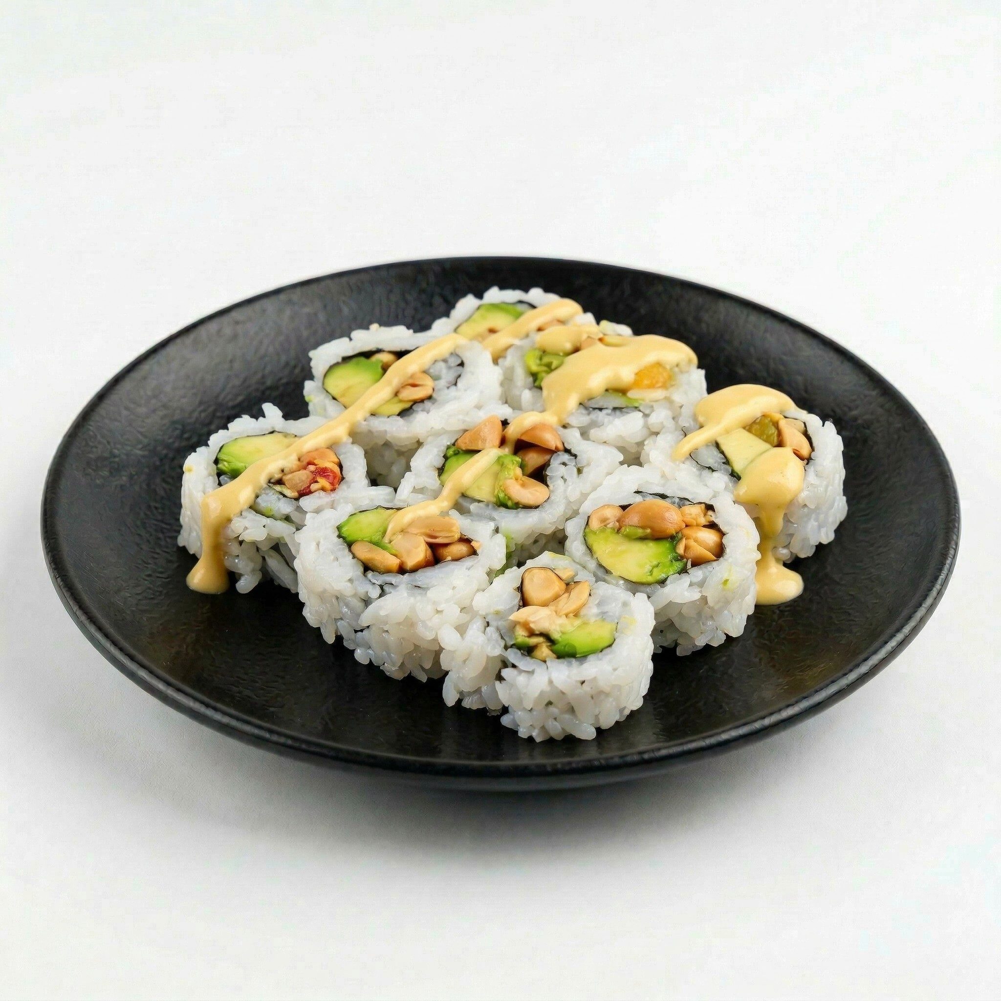 Peanut Avocado Roll.