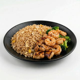 Hibachi Shrimp & Chicken